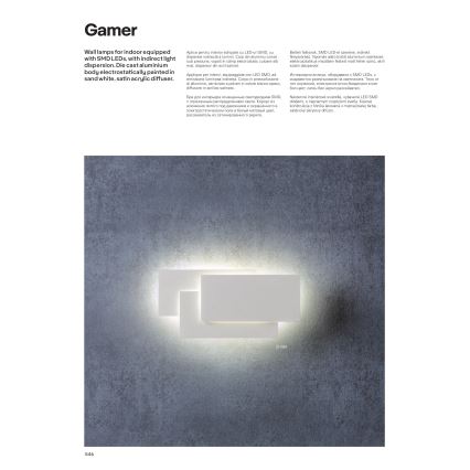 Redo 01-1444 - Applique murale LED GAMER 1xLED/12W/230V