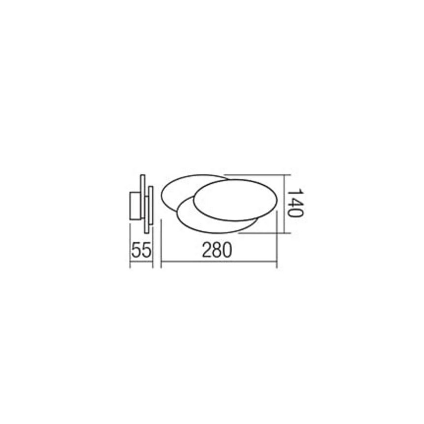 Redo 01-1445 - Applique murale LED GAMER 1xLED/12W/230V