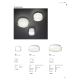 Redo 01-1454 - Plafonnier LED salle de bain NAJI LED/18W/230V d. 35 cm IP44