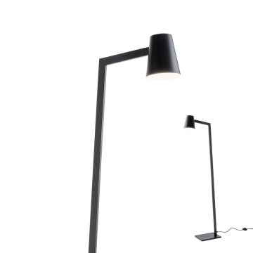 Redo 01-1557 - Lampadaire MINGO 1xE27/42W/230V noir