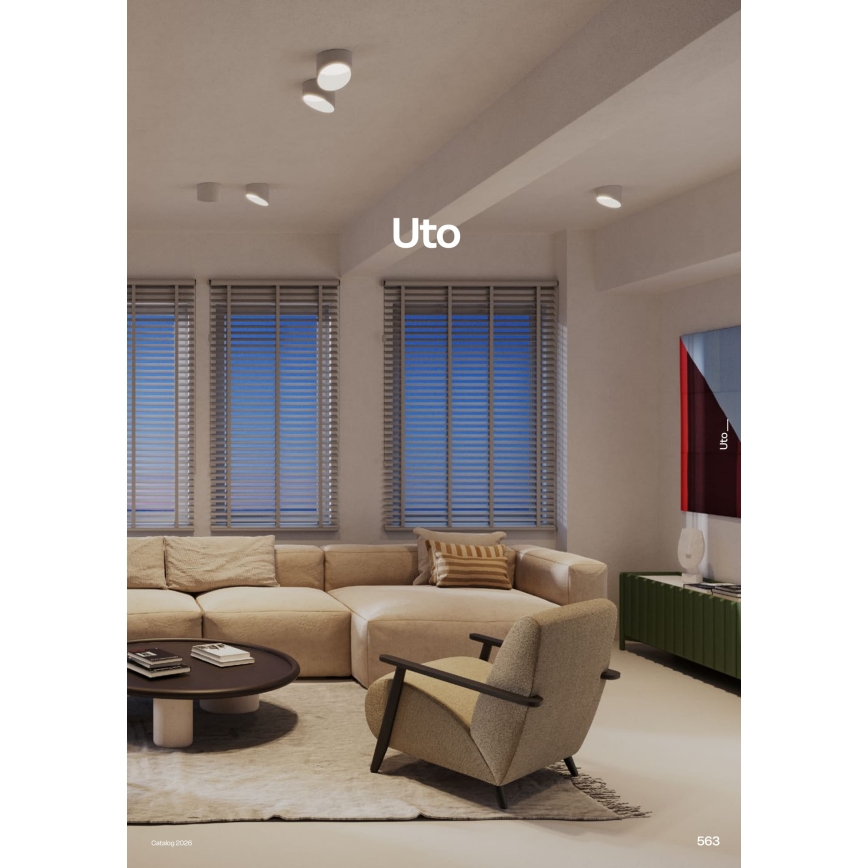 Redo 01-1629 - Spot LED UTO LED/18W/230V Ø 14 cm blanc