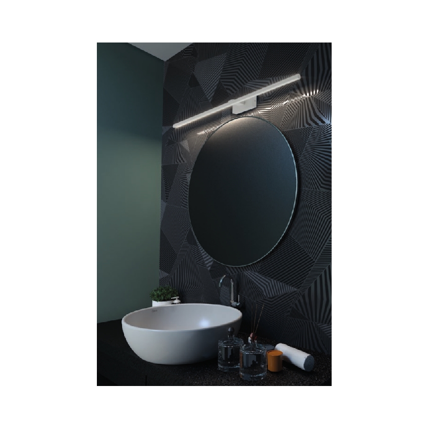 Redo 01-1675 - Éclairage miroir LED pour salle de bains NEPTUNE LED/18W/230V 89,5 cm IP44 blanc