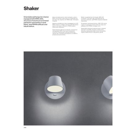 Redo 01-1738 - Applique murale LED SHAKER LED/6W/230V