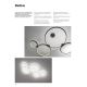 Redo 01-1742 - Suspension fil LED RADIUS LED/45W/230V