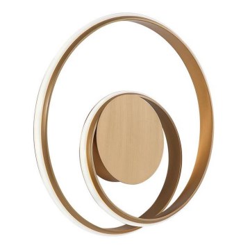 Redo 01-1790 - Applique murale LED dimmable TORSION LED/27W/230V diam. 40 cm bronze