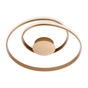 Redo 01-1792 - Plafonnier LED dimmable TORSION LED/30W/230V Ø 55 cm bronze