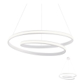 Redo 01-1795 - LED Suspension dimmable sur câble TORSION LED/40W/230V Ø 74 cm blanc
