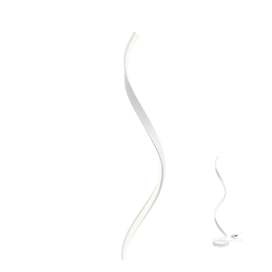 Redo 01-1797 - Lampadaire LED dimmable TORSION LED/24W/230V blanc