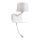 Redo 01-1807 - LED Applique murale avec une petite lampe flexible TOMO 1xE27/42W/230V + LED/3W/230V blanc