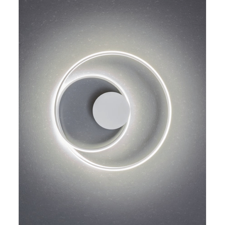 Redo 01-1886 - Plafonnier LED dimmable TORSION LED/29W/230V 4000 K Ø 55 cm blanc