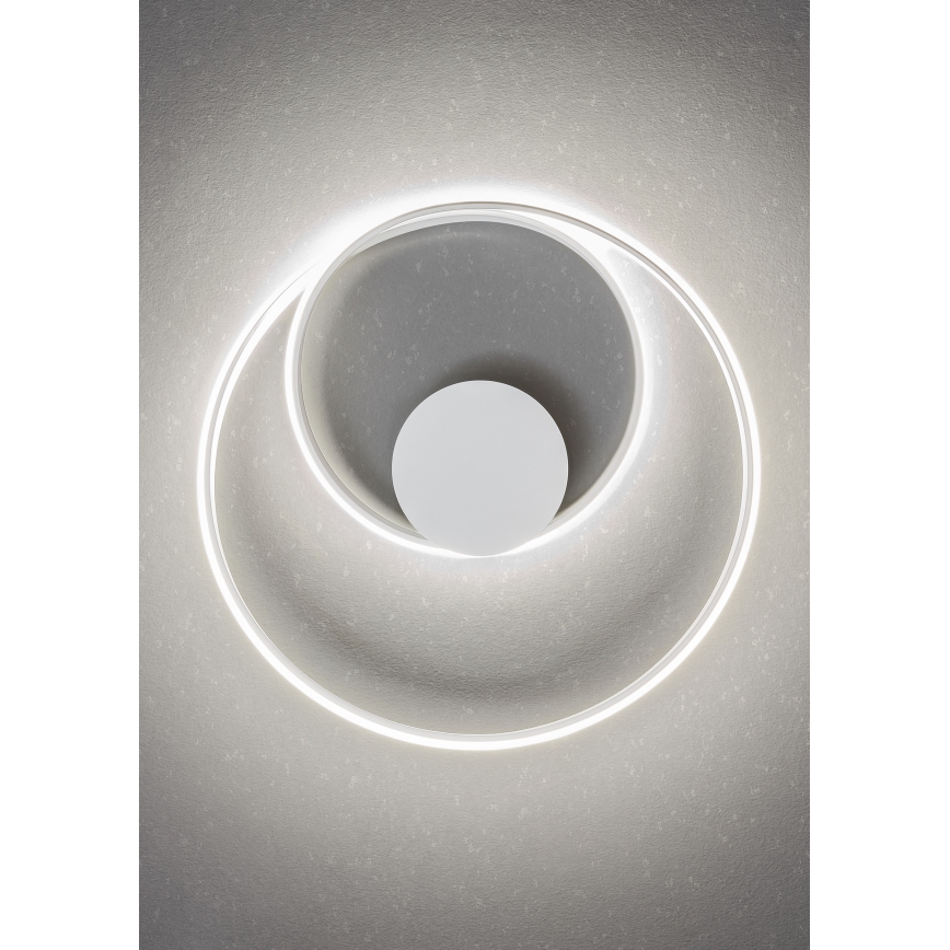 Redo 01-1886 - Plafonnier LED dimmable TORSION LED/29W/230V Ø 55 cm blanc