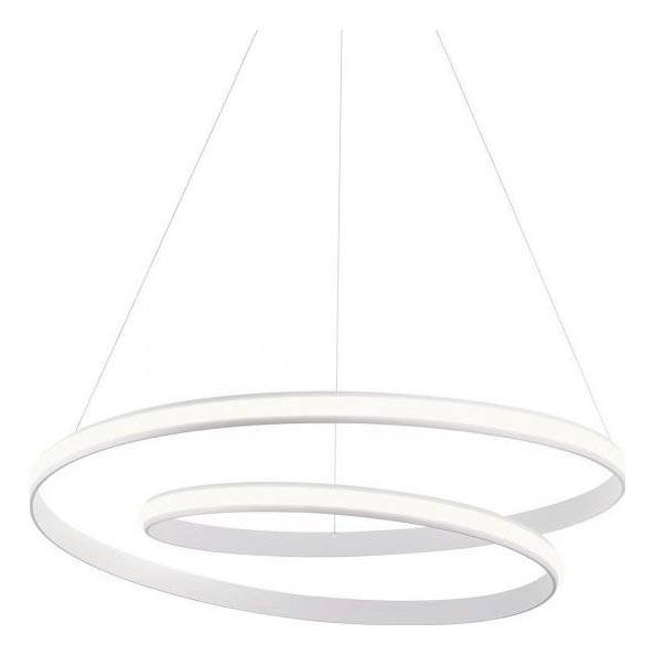 Redo 01-1890 - Suspension LED dimmable sur câble TORSION LED/35W/230V Ø 75 cm blanc