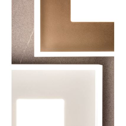 Redo 01-1998 - Plafonnier LED dimmable MAYA LED/42W/230V 42,5x42,5 cm doré