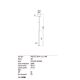 Redo 01-2044 - Suspension filaire MADISON LED/4W/230V cuivre