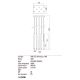 Redo 01-2047 - Suspension filaire MADISON 8xLED/4W/230V cuivre