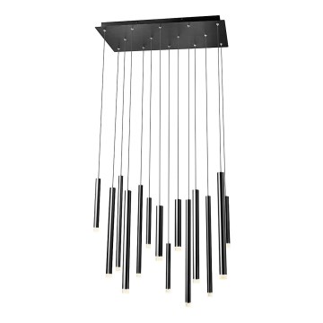 Redo 01-2056 - Suspension filaire MADISON 14xLED/4W/230V noir