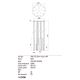 Redo 01-2061 - Suspension filaire MADISON 16xLED/4W/230V chrome brillant/noir/cuivre