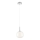 Redo 01-2081 - Suspension sur câble KIWI 1xG9/40W/230V Ø 12 cm chrome brillant/blanc