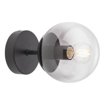 Redo 01-2175 - Applique murale SEMIA 1xE14/28W/230V noir/fumé