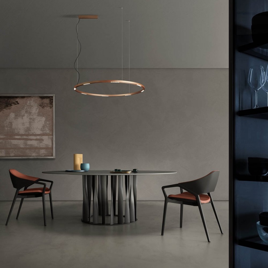 Redo 01-2209 - Suspension filaire UNION LED/68W/230V CRI 90 3000K d. 120 cm doré