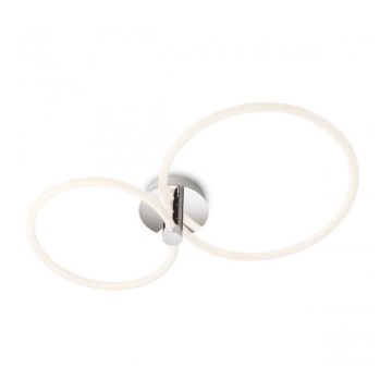 Redo 01-2224 - Plafonnier à intensité variable SPELL LED/43W/230V 3000K chrome brillant