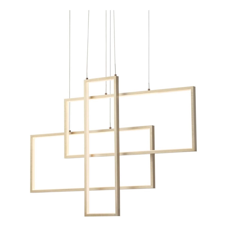 Redo 01-2314 - Lustre suspendu sur câble LED dimmable PLANA LED/60W/230V doré