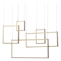 Redo 01-2317 - Suspension LED dimmable sur câble PLANA LED/80W/230V dorée