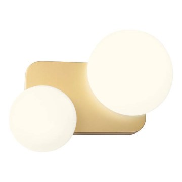 Redo 01-2471 - Applique murale LUMIEN 2xG9/10W/230V dorée/blanche