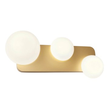 Redo 01-2472 - Applique murale LUMIEN 3xG9/10W/230V dorée/blanche