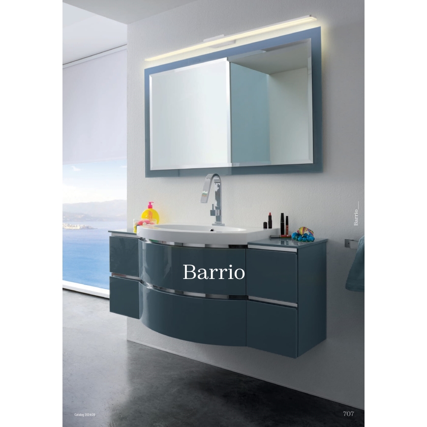 Redo 01-2511 - Éclairage de miroir salle de bain BARRIO LED/34,32W/230V 120 cm CRI 90 IP44 blanc