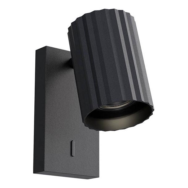 Redo 01-2549 - Applique spot murale DELPHI 1xGU10/7W/230V noire