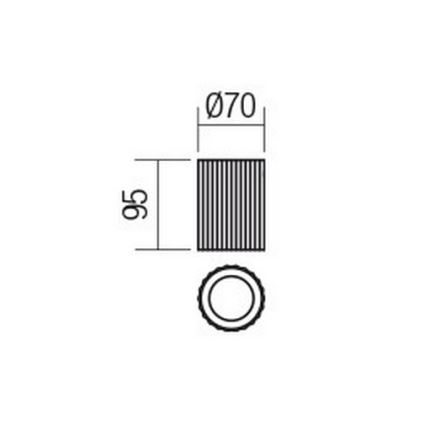Redo 01-2585 - Spot DELPHI 1xGU10/7W/230V Ø 7 cm doré