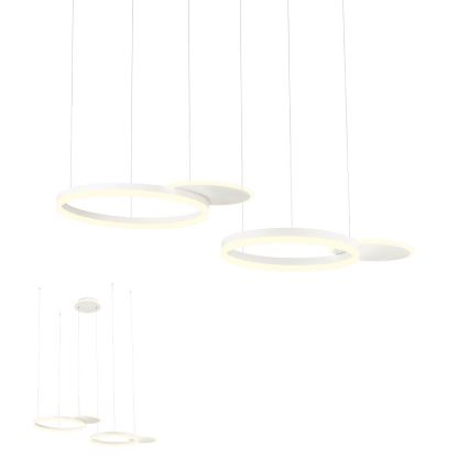 Redo 01-2605 - Suspension LED dimmable sur câble SIGUA LED/99W/230V CRI 90 blanche