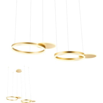 Redo 01-2606 - Suspension filaire à intensité variable SIGUA LED/99W/230V CRI 90 3000K doré