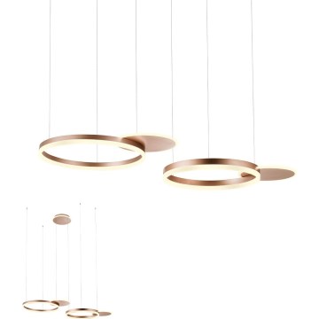 Redo 01-2607 - Suspension filaire à intensité variable SIGUA LED/99W/230V CRI 90 3000K marron