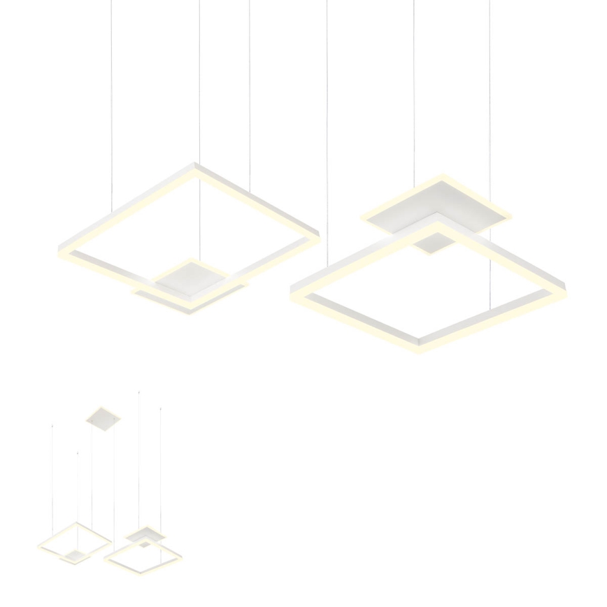 Redo 01-2614 - Suspension LED dimmable sur câble SIGUA, 137 W, 230 V, IRC 90, blanc