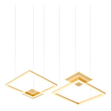 Redo 01-2615 - Suspension LED dimmable sur câble SIGUA LED/137W/230V IRC 90 dorée