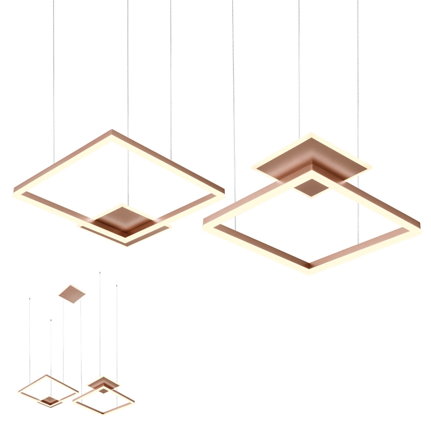 Redo 01-2616 - Suspension LED dimmable sur câble SIGUA LED/137W/230V CRI 90 marron