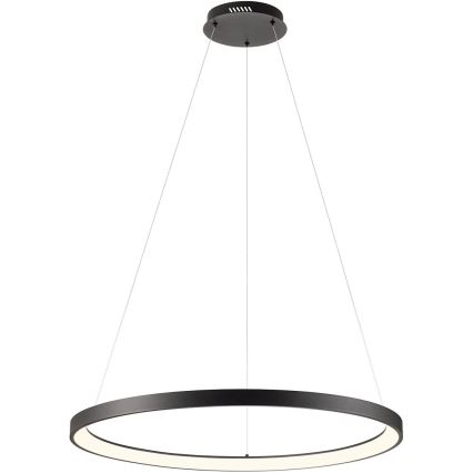 Redo 01-2677 - Suspension filaire à intensité variable ICONIC LED/60W/230V d. 78 cm noir