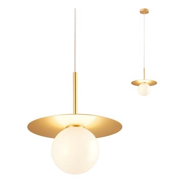Redo 01-2727 - Suspension filaire PLATO 1xG9/10W/230V d. 20 cm doré