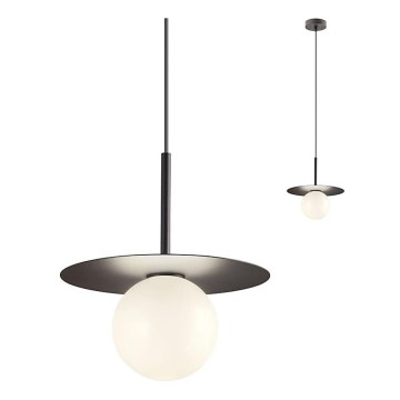Redo 01-2728 - Suspension filaire PLATO 1xG9/10W/230V d. 20 cm noir