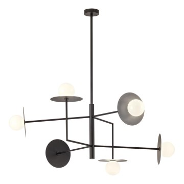 Redo 01-2734 - Suspension-barre PLATO 6xG9/10W/230V noir