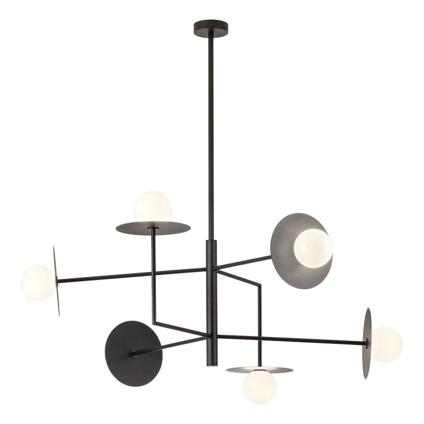 Redo 01-2734 - Suspension-barre PLATO 6xG9/10W/230V noir
