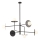 Redo 01-2734 - Suspension-barre PLATO 6xG9/10W/230V noir