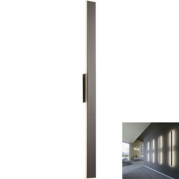 Redo 01-2769 - Applique murale WAPI LED/23W/230V 90,5 cm noir