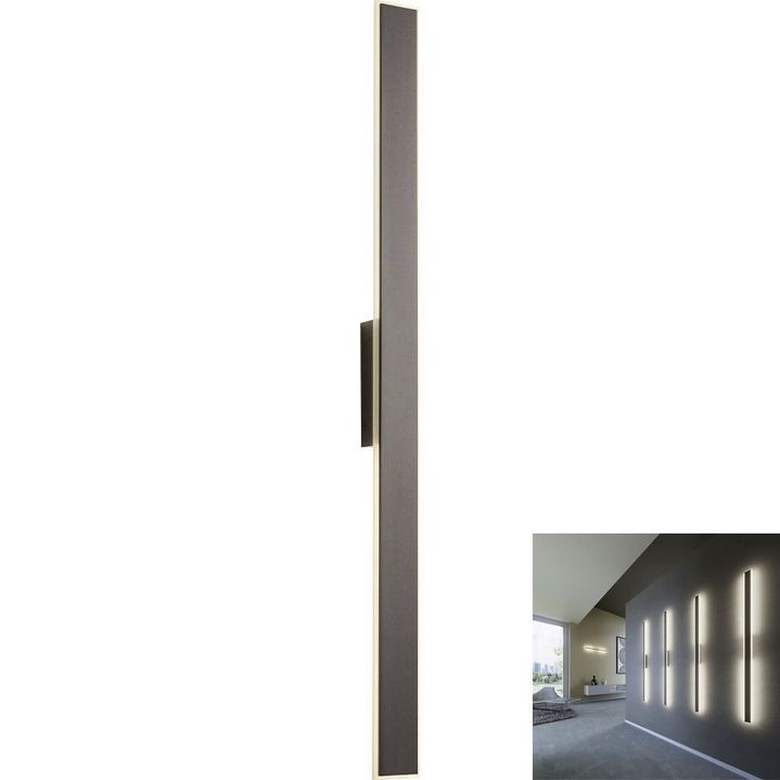 Redo 01-2769 - Applique murale WAPI LED/23W/230V 90,5 cm noir