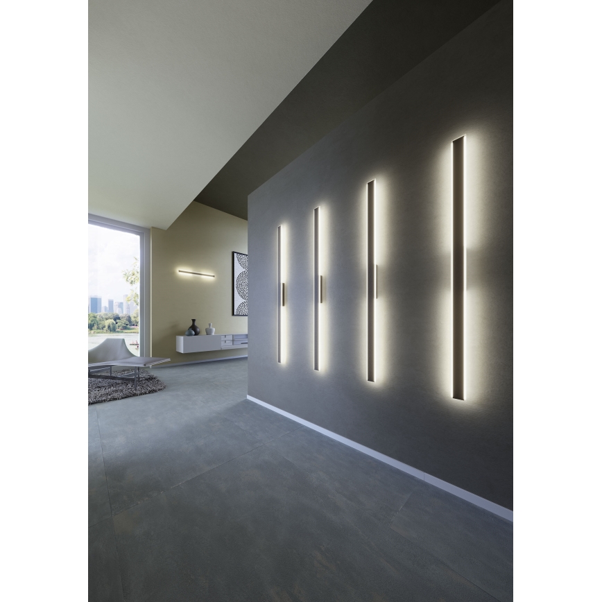 Redo 01-2769 - Applique murale WAPI LED/23W/230V 90,5 cm noir