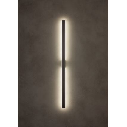 Redo 01-2769 - Applique murale WAPI LED/23W/230V 90,5 cm noir
