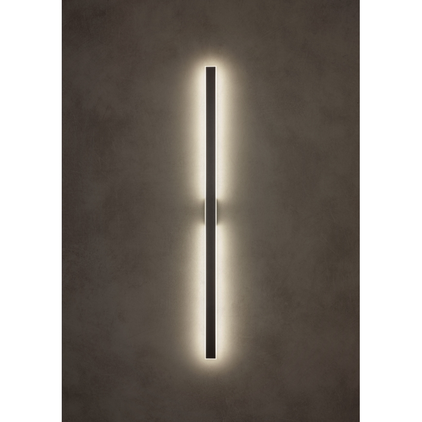 Redo 01-2769 - Applique murale WAPI LED/23W/230V 90,5 cm noir