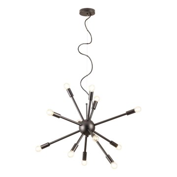 Redo 01-2934 - Suspension sur câble STELLAR 12xE14/25W/230V noire